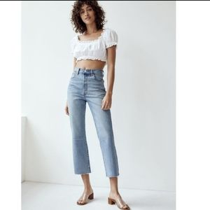 Levi's Ribcage Straight Ankle Jeans Light Wash 31